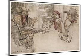 Irving, Rip Van Winkle-Arthur Rackham-Mounted Art Print