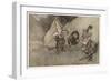 Irving, Rip Van Winkle-Arthur Rackham-Framed Art Print