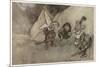 Irving, Rip Van Winkle-Arthur Rackham-Mounted Premium Giclee Print