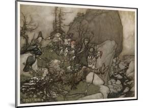 Irving, Rip Van Winkle-Arthur Rackham-Mounted Art Print