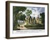 Irving's Home: Sunnyside-Currier & Ives-Framed Giclee Print