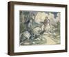 Irving: Sleepy Hollow, 1849-Felix O.C. Darley-Framed Giclee Print