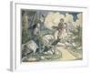 Irving: Sleepy Hollow, 1849-Felix O.C. Darley-Framed Giclee Print