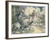 Irving: Sleepy Hollow, 1849-Felix O.C. Darley-Framed Giclee Print