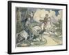 Irving: Sleepy Hollow, 1849-Felix O.C. Darley-Framed Giclee Print