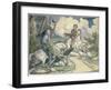 Irving: Sleepy Hollow, 1849-Felix O.C. Darley-Framed Giclee Print