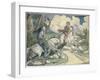 Irving: Sleepy Hollow, 1849-Felix O.C. Darley-Framed Giclee Print