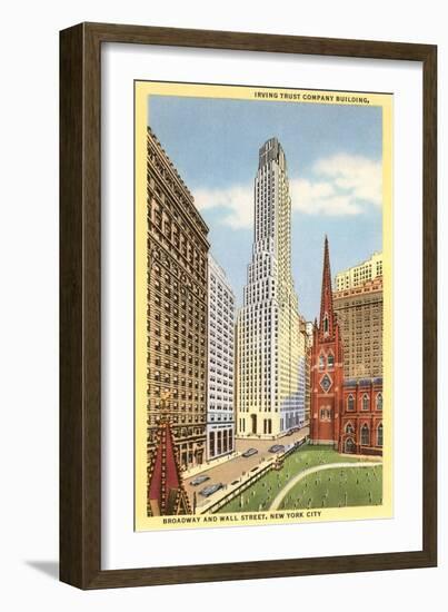 Irving Trust Company Building, New York City-null-Framed Art Print