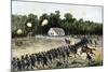 Irwin's Brigade Charging the Confederate Position at the Dunker Church, Battle of Antietam, c.1862-null-Mounted Giclee Print