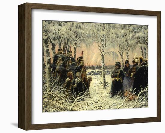 Is Armed? Shooting!, 1899-1900-Vasili Vasilyevich Vereshchagin-Framed Giclee Print