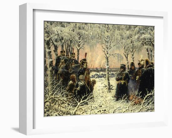 Is Armed? Shooting!, 1899-1900-Vasili Vasilyevich Vereshchagin-Framed Giclee Print