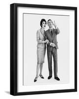 Is it a Bird? Is it a Plane? We'll Never Know What This Couple are Staring at in the Sky-null-Framed Photographic Print