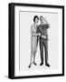 Is it a Bird? Is it a Plane? We'll Never Know What This Couple are Staring at in the Sky-null-Framed Photographic Print