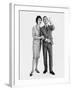 Is it a Bird? Is it a Plane? We'll Never Know What This Couple are Staring at in the Sky-null-Framed Photographic Print