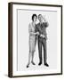 Is it a Bird? Is it a Plane? We'll Never Know What This Couple are Staring at in the Sky-null-Framed Photographic Print