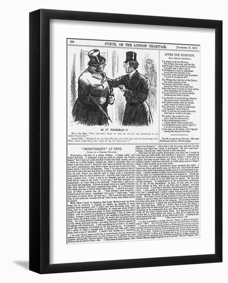 Is it Possible?, 1885-Charles Samuel Keene-Framed Giclee Print