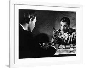 "Is Paris burning?" by Rene Clement with Pierre Vaneck, Kirk Douglas, 1966 (b/w photo)-null-Framed Photo