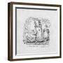 'Is the Labourer worthy of his hire?', 1829-George Cruikshank-Framed Giclee Print