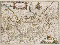 Map of Russia (From: Partes Septentrionalis Et Orientali), 1630S-Isaac Abrahamsz Massa-Framed Stretched Canvas