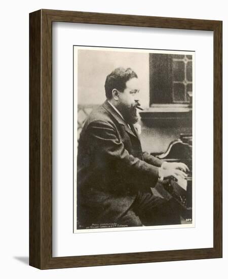 Isaac Albeniz Spanish Composer-null-Framed Art Print