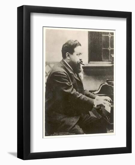 Isaac Albeniz Spanish Composer-null-Framed Art Print