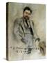 Isaac Albeniz, Spanish Pianist and Composer-Ramin Casas i Carbo-Stretched Canvas