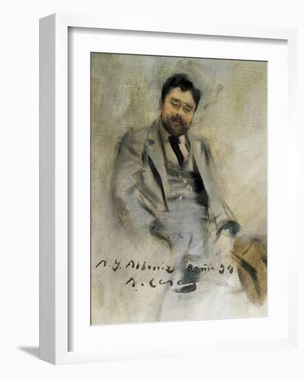 Isaac Albeniz, Spanish Pianist and Composer-Ramin Casas i Carbo-Framed Art Print