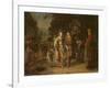 Isaac and Rebecca by the Well of Lahai-Roi-Gerbrandt Van Den Eeckhout-Framed Giclee Print