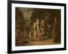 Isaac and Rebecca by the Well of Lahai-Roi-Gerbrandt Van Den Eeckhout-Framed Giclee Print