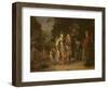 Isaac and Rebecca by the Well of Lahai-Roi-Gerbrandt Van Den Eeckhout-Framed Giclee Print