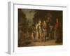 Isaac and Rebecca by the Well of Lahai-Roi-Gerbrandt Van Den Eeckhout-Framed Giclee Print