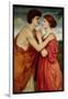 Isaac and Rebecca-Simeon Solomon-Framed Giclee Print