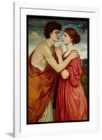 Isaac and Rebecca-Simeon Solomon-Framed Giclee Print