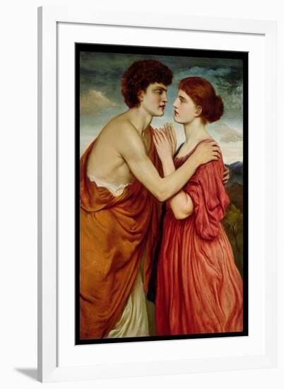 Isaac and Rebecca-Simeon Solomon-Framed Giclee Print