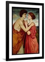 Isaac and Rebecca-Simeon Solomon-Framed Giclee Print