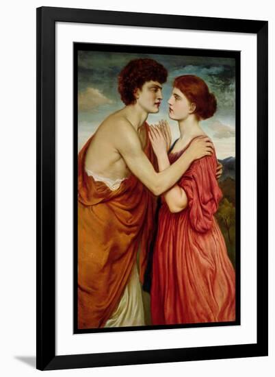 Isaac and Rebecca-Simeon Solomon-Framed Giclee Print