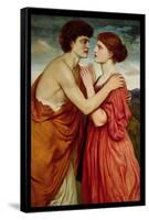 Isaac and Rebecca-Simeon Solomon-Framed Stretched Canvas