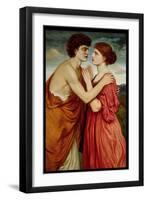 Isaac and Rebecca-Simeon Solomon-Framed Giclee Print