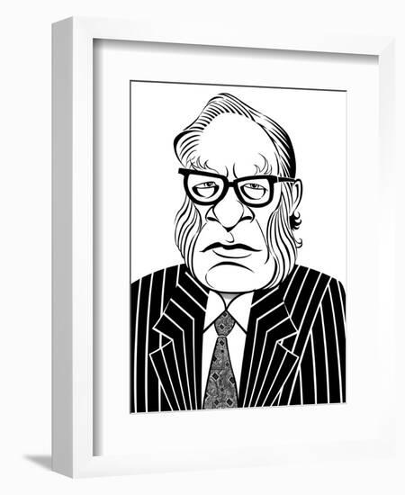 Isaac Asimov, 2019-Neale Osborne-Framed Giclee Print