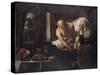 Isaac b?ssant Jacob-Jacob Jordaens-Stretched Canvas