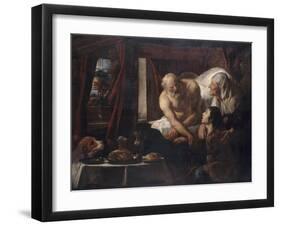 Isaac b?ssant Jacob-Jacob Jordaens-Framed Giclee Print