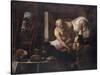 Isaac b?ssant Jacob-Jacob Jordaens-Stretched Canvas