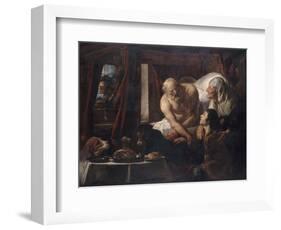 Isaac b?ssant Jacob-Jacob Jordaens-Framed Premium Giclee Print