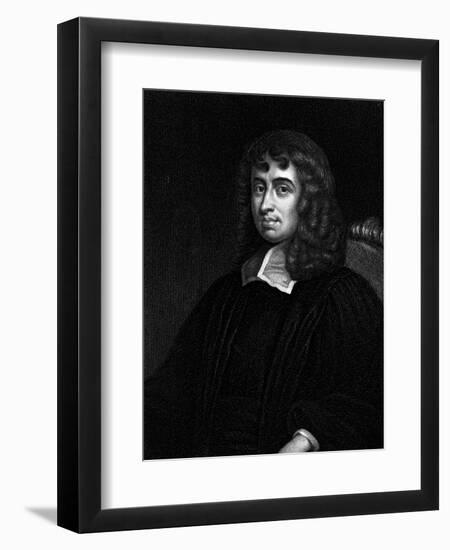 Isaac Barrow, English Scholar and Mathematician-Isaac Whood-Framed Art Print