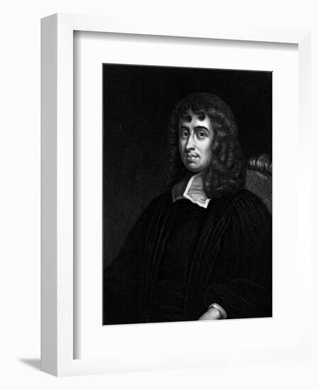 Isaac Barrow, English Scholar and Mathematician-Isaac Whood-Framed Art Print