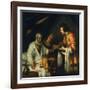 Isaac Blesses Jacob, Early 17th Century-Bernardo Strozzi-Framed Giclee Print