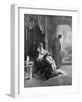 Isaac blesses Jacob-Gustave Dore-Framed Giclee Print