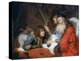 Isaac Blessing Jacob, 1638-Govaert Flinck-Stretched Canvas