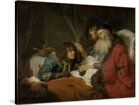 Isaac Blessing Jacob, 1638-Govaert Flinck-Stretched Canvas