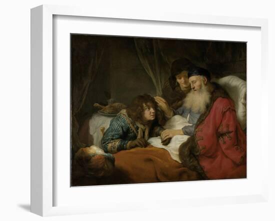 Isaac Blessing Jacob, 1638-Govaert Flinck-Framed Giclee Print